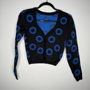 ALEXANDER MCQUEEN 
Knitted Iris button down Cardigan